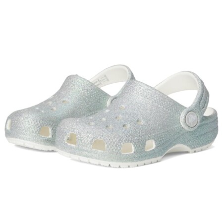 offerta a tempo: crocs classic iridescent glitter cgt, zoccoli unisex bambini e ragazzi — 30% da 39,99 € a 27,95 €