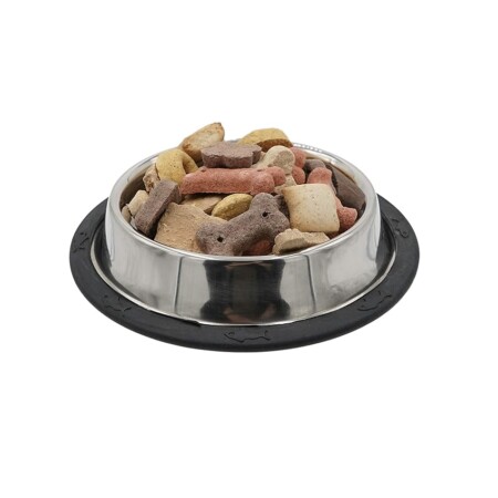 offerta a tempo: aime ciotola antiscivolo in acciaio inox per cani e gatti — 74% da 9,90 € a 2,59 €