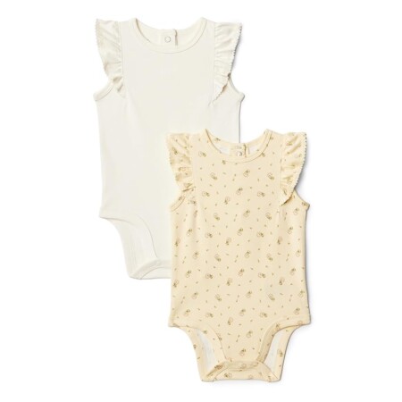 offerta a tempo: amazon essentials x sofia grainge body ricamato con volant, pacco da 2 — 37% da 17,99 € a 11,26 €