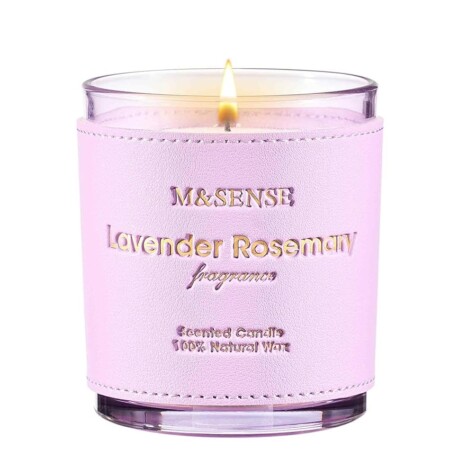 offerta a tempo: candela profumata con aroma calmante alla lavanda e rosmarino — 50% da 24,99 € a 12,48 €