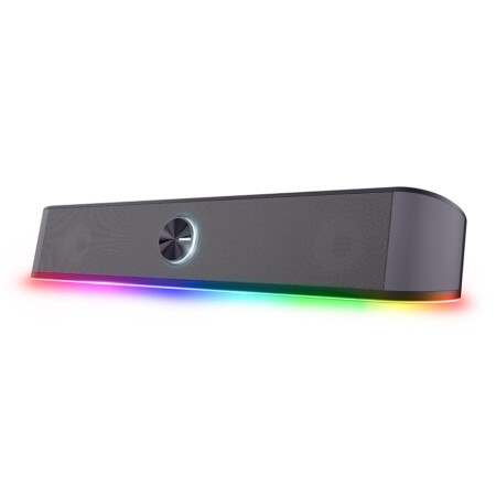 offerta a tempo: trust gaming gxt 1619 rhox soundbar pc illuminata rgb, 12w casse pc stereo speaker — 25% da 39,99 € a 29,99 €