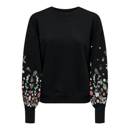 offerta a tempo: only onlbrooke l/s o neck flower swt, felpa donna — 27% da 29,99 € a 21,99 €