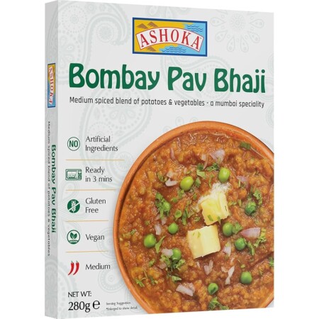 offerta a tempo: ashoka bombay pav bhaji istantaneo — 40% da 2,38 € a 1,42 €