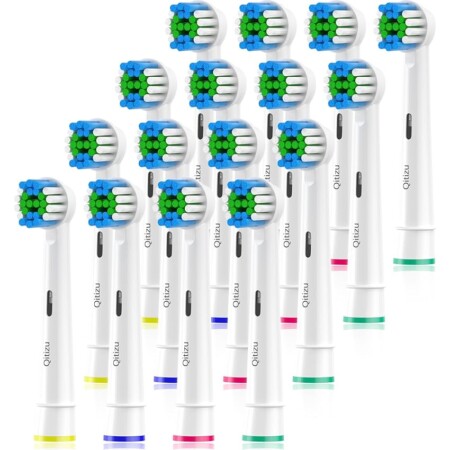 offerta a tempo: qitizu testine spazzolino compatibile con oral b spazzolino elettrico — 19% da 9,99 € a 8,07 €