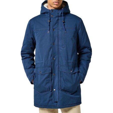 offerta a tempo: wrangler giacca heavy buffer, blu navy — 14% da 189,95 € a 162,44 €
