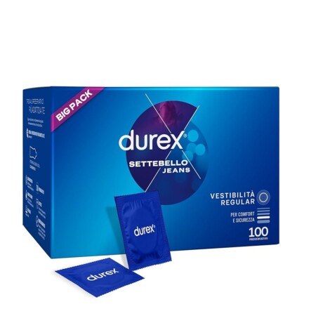 offerta a tempo: durex settebello jeans, preservativi classici — 31% da 55,99 € a 38,70 €