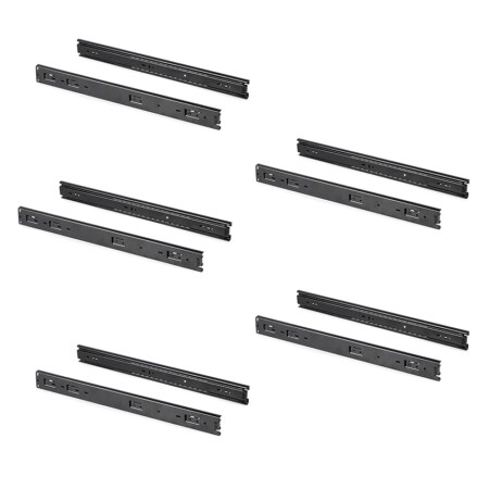 offerta a tempo: emuca guide per cassetti con cuscinetti a sfera 45mm x 350mm — 27% da 37,82 € a 27,59 €