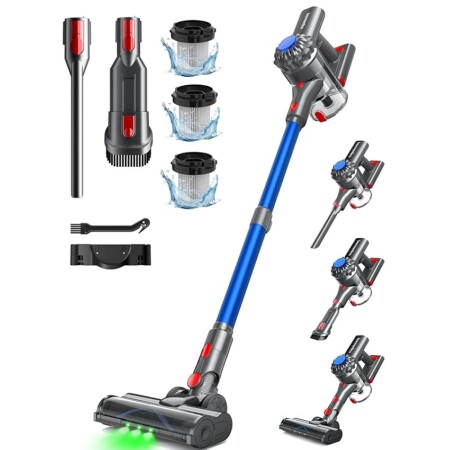 offerta a tempo: aspirapolvere senza sacco e senza fili + accessori — 42% da 109,00 € a 63,67 €