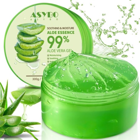 offerta a tempo: crema idratante di aloe vera pura al 99% per viso e corpo 300ml — 38% da 15,99 € a 9,99 €