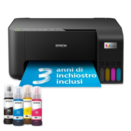 offerta a tempo: epson ecotank et 2862 stampante multifunzione 3 in 1 a4, serbatoi ricaricabili alta capacità — 7% da 182,99 € a 169,99 €