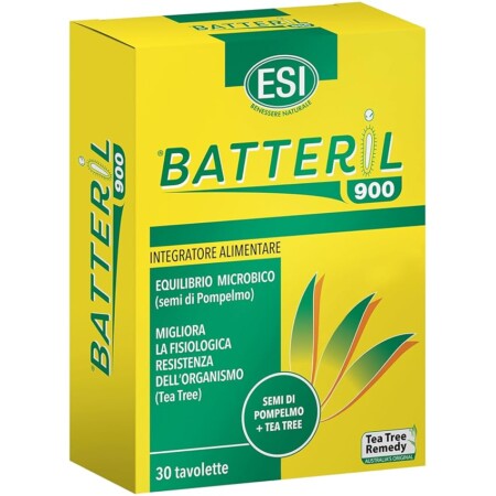 offerta a tempo: esi – batteril 900, integratore alimentare di tea tree oil e semi di pompelmo — 36% da 13,50 € a 8,59 €