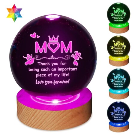 offerta a tempo: lampada 3d da regalo per mamma — 66% da 15,99 € a 5,41 €