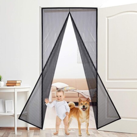 offerta a tempo: zanzariera magnetica per porte — 68% da 21,99 € a 6,99 €
