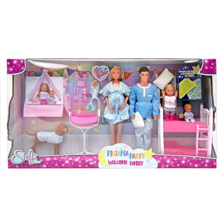 offerta a tempo: simba steffi love pigiama party welcome family, 105733552amz — 10% da 27,14 € a 24,43 €