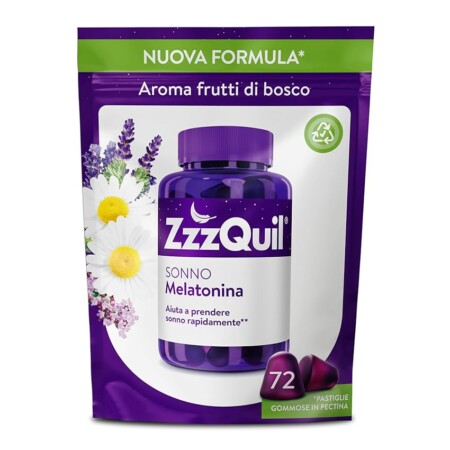 offerta a tempo: zzzquil integratore con melatonina 72 caramelle gommose — 31% da 28,77 € a 19,99 €