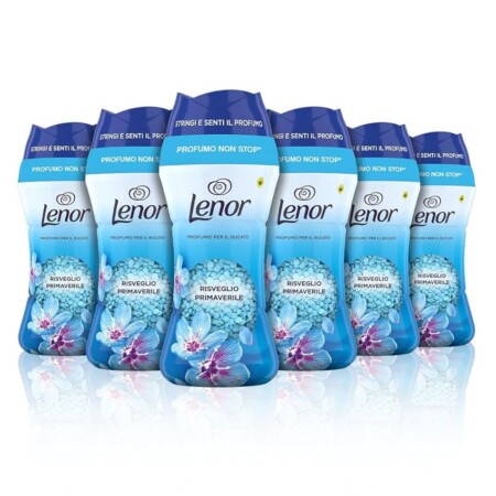 offerta a tempo: lenor profumatore bucato perle profumate lavatrice, risveglio primaverile maxi formato 6 x 195g — 31% da 39,01 € a 26,99 €