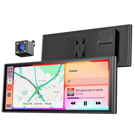 offerta a tempo: krunia schermo portatile wireless da 9,26" carplay per apple carplay & android auto — 24% da 129,99 € a 99,27 €