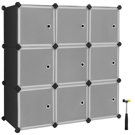 offerta a tempo: songmics organizer / armadio a 9 cubi — 40% da 43,99 € a 26,29 €