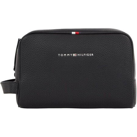 offerta a tempo: tommy hilfiger uomo beauty case essential pu washbag pelle sintetica — 30% da 64,90 € a 45,42 €