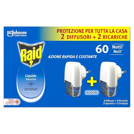 offerta a tempo: raid liquido elettrico antizanzare comuni e tigre, inodore — 34% da 8,99 € a 5,89 €