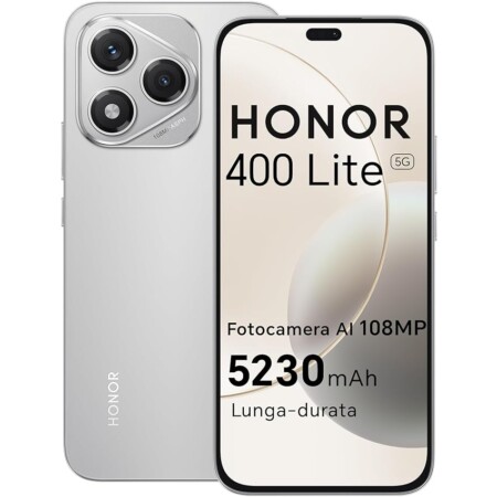 offerta a tempo: honor 400 lite 5g smartphone,8gb ram 256gb memoria dual sim nfc — 8% da 249,90 € a 229,90 €