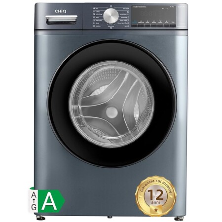 offerta a tempo: chiq cfl80 14586im3xa, lavatrice a carica frontale da 8kg — 9% da 329,99 € a 299,99 €