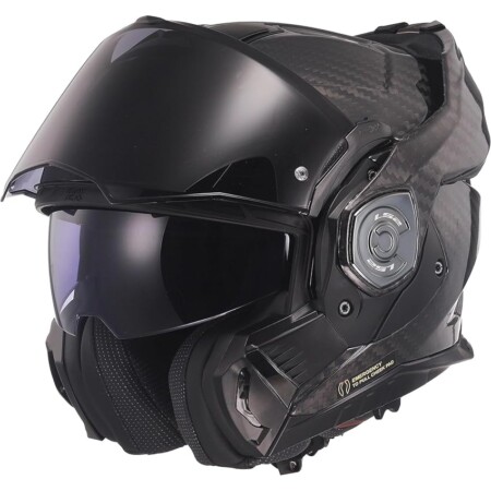 offerta a tempo: ls2, casco moto modulare advant x carbon gloss carbon — 8% da 370,00 € a 340,71 €
