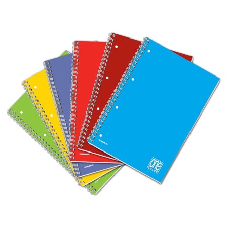 offerta a tempo: blasetti one color – quaderno con spirale laterale formato a4 con fori archiviazione — 19% da 21,94 € a 17,71 €