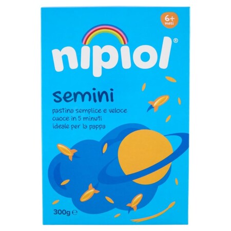 offerta a tempo: nipiol pastina semini 12x300g — 5% da 10,52 € a 9,99 €