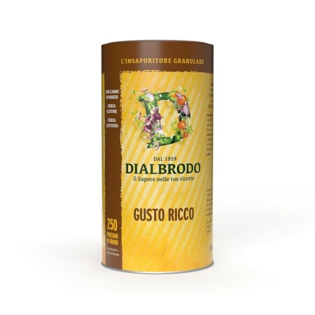 offerta a tempo: dialbrodo gusto ricco 1 kg – granulare vegetale senza glutine e carne — 12% da 12,32 € a 10,84 €
