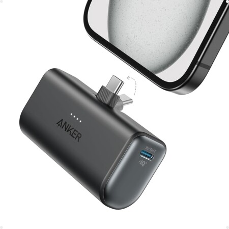 offerta a tempo: anker nano power bank ricarica rapida, 5000 mah — 30% da 29,99 € a 20,99 €