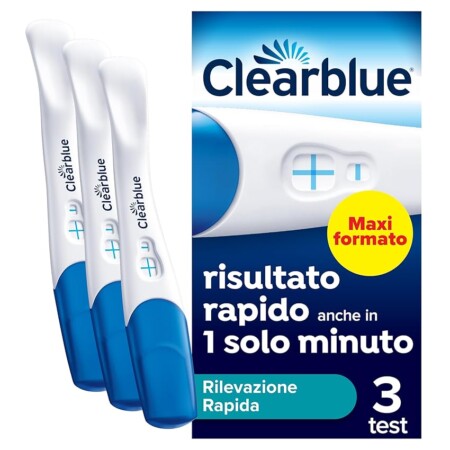 offerta a tempo: test di gravidanza clearblue rilevazione rapida maxiformato, risultato rapido — 18% da 16,99 € a 13,99 €