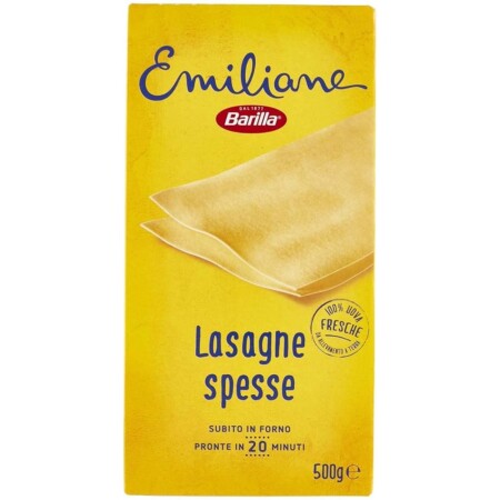 offerta a tempo: barilla pasta all'uovo, le emiliane lasagne spesse — 19% da 2,45 € a 1,99 €
