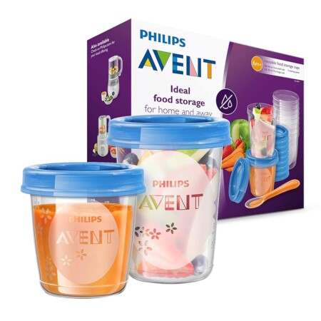 offerta a tempo: philips avent scf721/20 set vasetti per la conservazione delle pappe — 30% da 32,99 € a 22,99 €