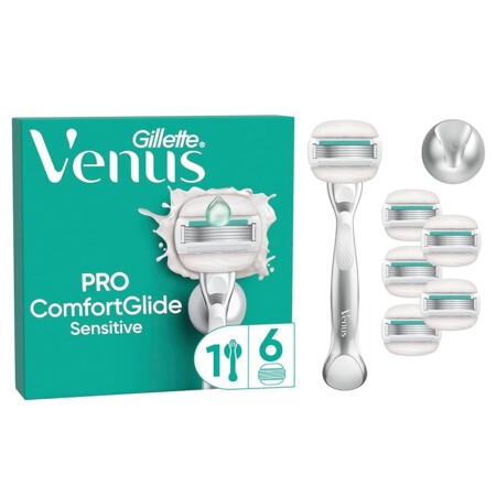 offerta a tempo: gillette venus rasoio donna comfortglide sensitive per rasoio a 5 lame — 22% da 31,99 € a 24,99 €