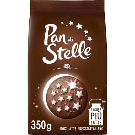 offerta a tempo: pan di stelle biscotti frollini con cacao, cioccolato e latte fresco italiano — 13% da 2,00 € a 1,75 €