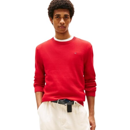 offerta a tempo: tommy jeans tjm slim essential light sweater pullover — 30% da 89,90 € a 62,93 €