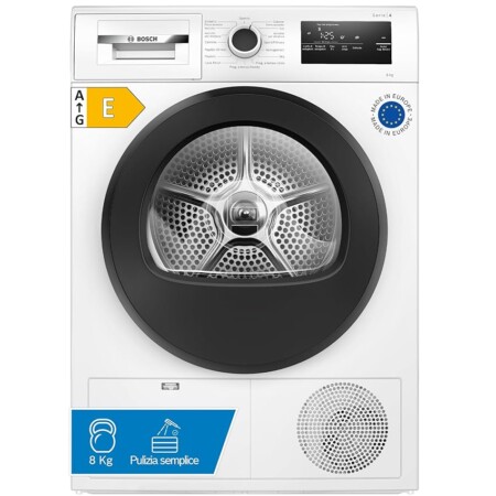 offerta a tempo: bosch asciugatrice smart da 8kg. — 30% da 549,90 € a 384,93 €