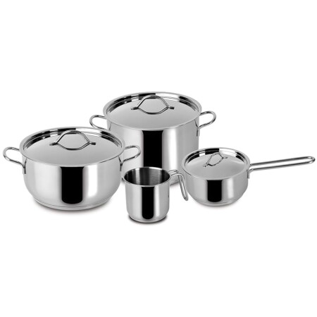 offerta a tempo: lagostina set di pentole in acciaio inox da cucina — 50% da 119,00 € a 59,99 €