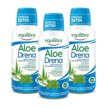 offerta a tempo: equilibra integratori alimentari, aloe vera drena — 27% da 28,99 € a 21,22 €