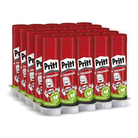 offerta a tempo: pritt colla stick 25 x 11g, colla per bambini sicura e affidabile — 26% da 24,90 € a 18,49 €