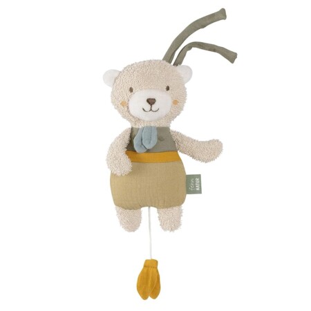 offerta a tempo: fehn mini orso carillon fehnnatur peluche e aiuto per il sonno in cotone — 14% da 20,99 € a 18,08 €