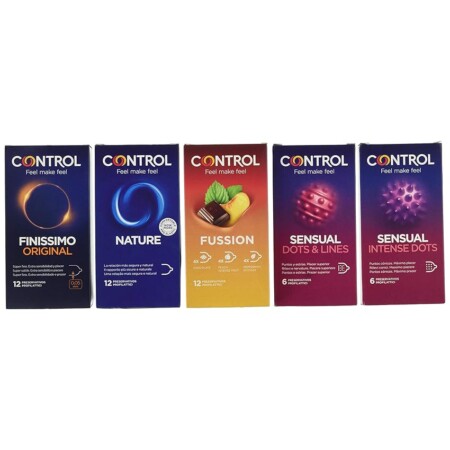 offerta a tempo: control pleasure mix cofanetto preservativi assortiti 48 profilattici — 20% da 28,22 € a 22,67 €