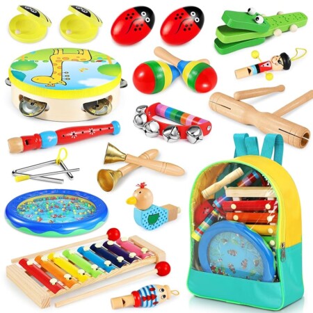 offerta a tempo: set di 24 strumenti musicali per bambini — 34% da 27,98 € a 18,51 €