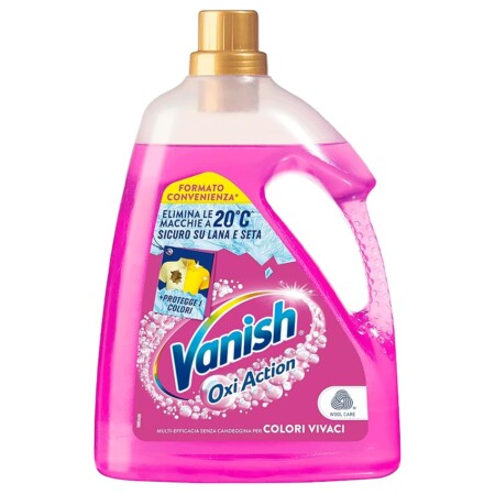 offerta a tempo: vanish oxi action multipower gel rosa, additivo lavatrice multiazione senza candeggina — 36% da 13,99 € a 8,99 €