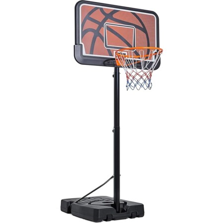 offerta a tempo: yaheetech canestro da basket con tabellone cerchio regolabile 233 — 12% da 115,99 € a 102,59 €