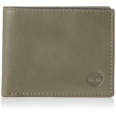 offerta a tempo: timberland leather wallet with attached flip pocket accessorio da viaggio — 26% da 39,11 € a 28,96 €