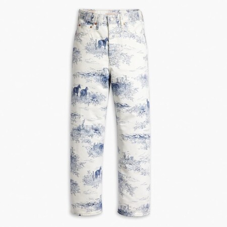 offerta a tempo: levi's ribcage straight ankle jeans, western toille — 40% da 120,00 € a 72,41 €