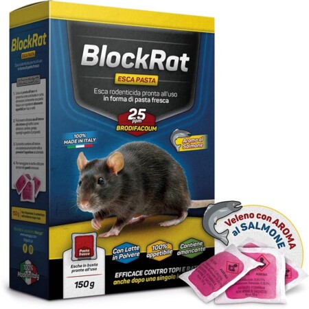 offerta a tempo: veleno per topi professionale, esca topicida ratticida in bustine di pasta fresca — 15% da 14,00 € a 11,97 €