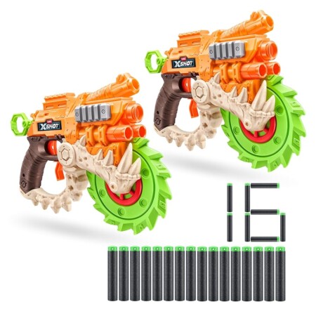 offerta a tempo: xshot insanity horrorfire reaper x di zuru con 8 dardi, dardi con tecnologia air pocket — 21% da 16,49 € a 13,00 €